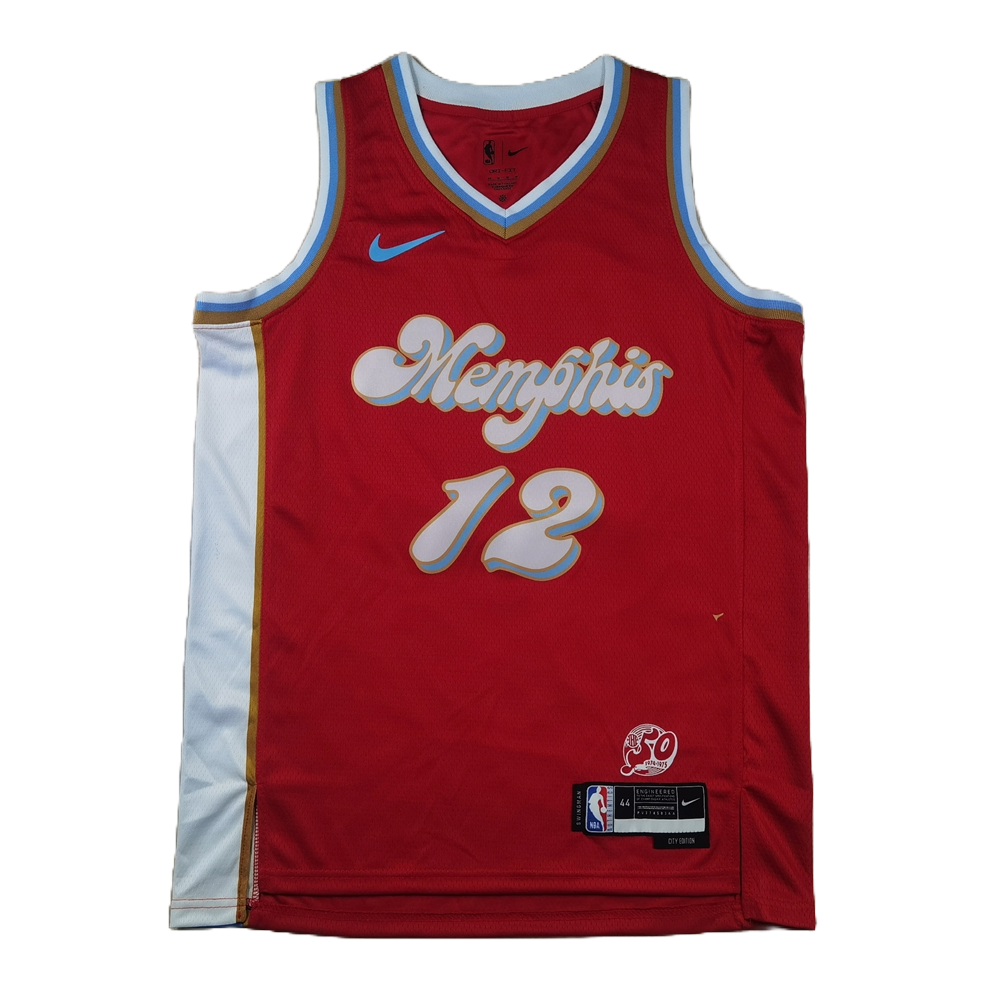 Memphis Grizzlies 12 Red City Edition Jersey NBA