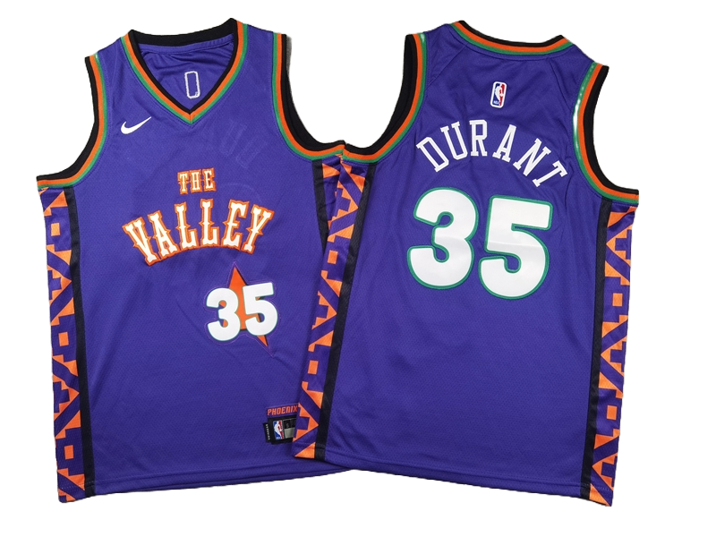 Phoenix Suns 35 Purple City Edition Jersey NBA