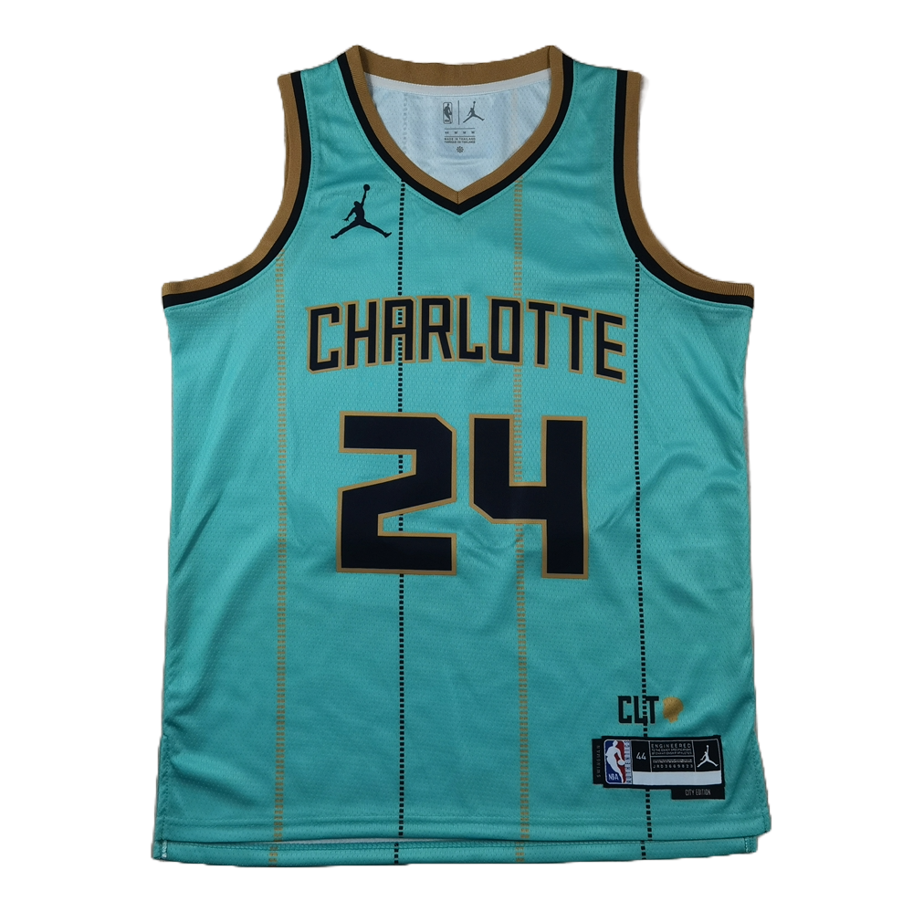 Charlotte Hornets 24 Green City Edition Jersey NBA