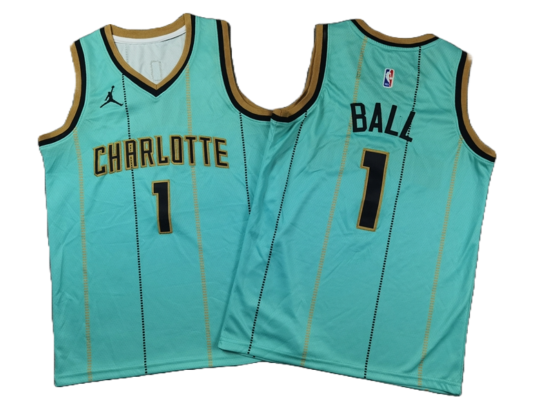 Charlotte Hornets 1 Green Jersey NBA