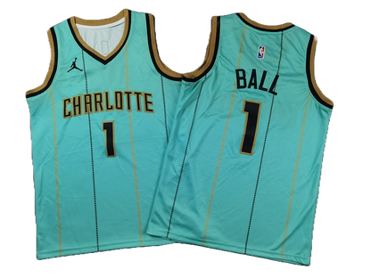 Charlotte Hornets 1 Green Jersey NBA