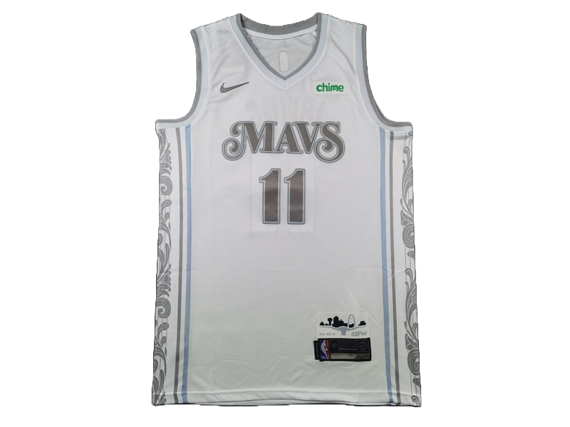 Dallas Mavericks 11 White City Edition Jersey NBA