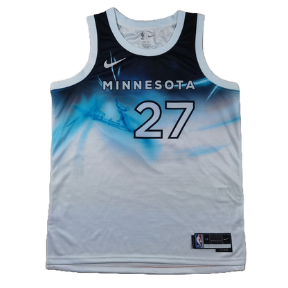 Minnesota Timberwolves 27 White City Edition Jersey NBA