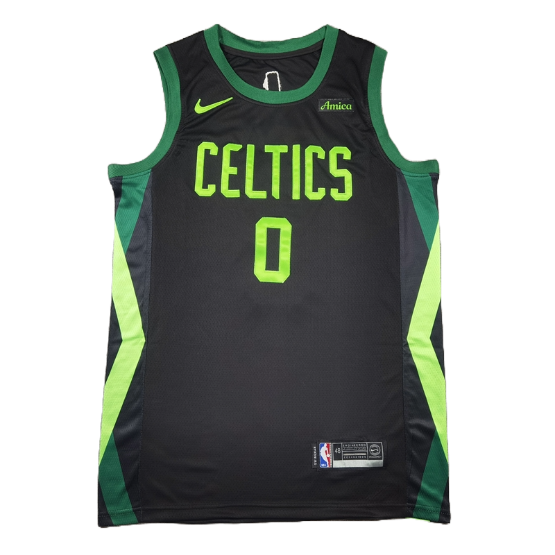 Boston Celtics 0 Black City Edition Jersey NBA