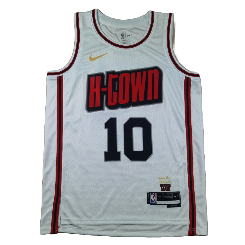 Houston Rockets 10 White City Edition Jersey NBA