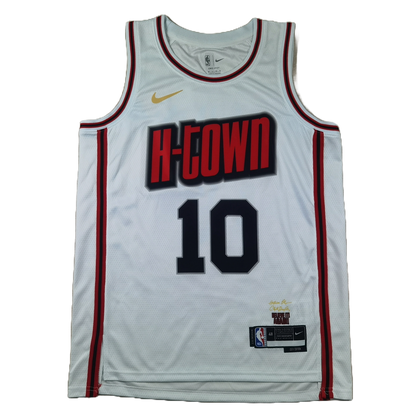 Houston Rockets 10 White City Edition Jersey NBA