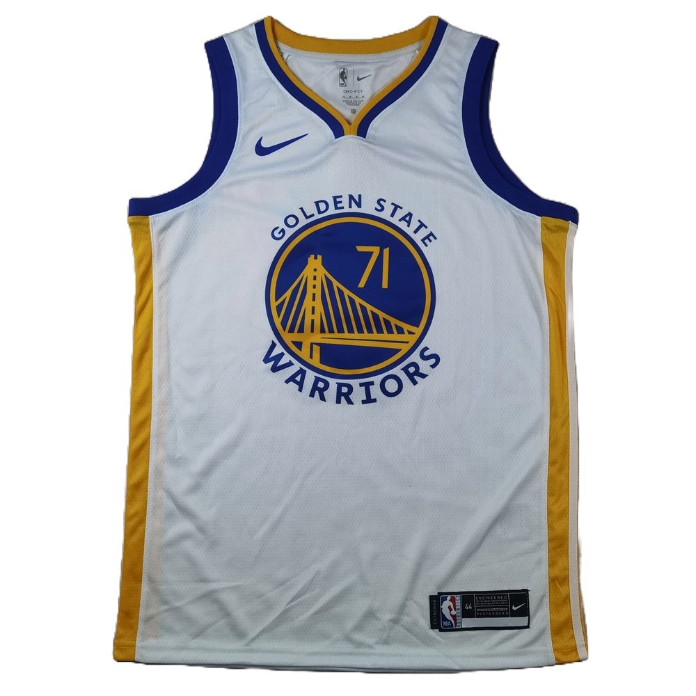 Golden State Warriors 71 White Jersey NBA