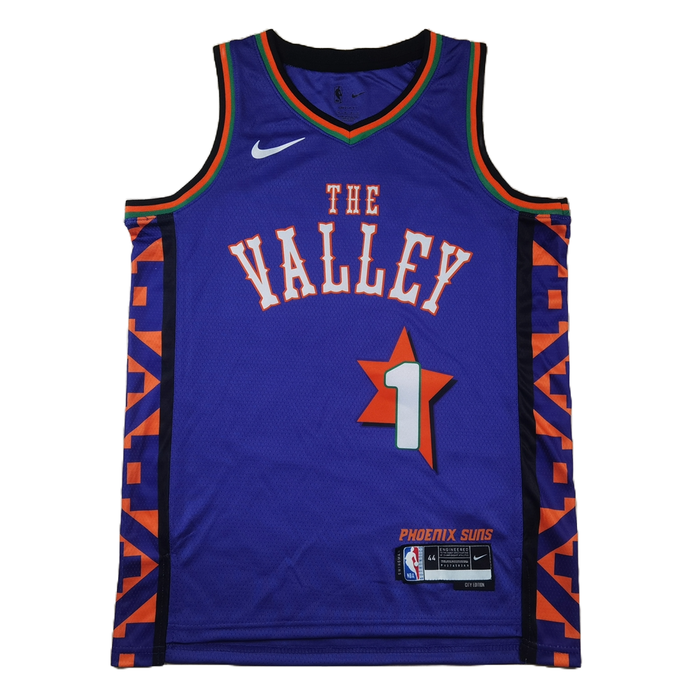 Phoenix Suns 1 Purple City Edition Jersey NBA