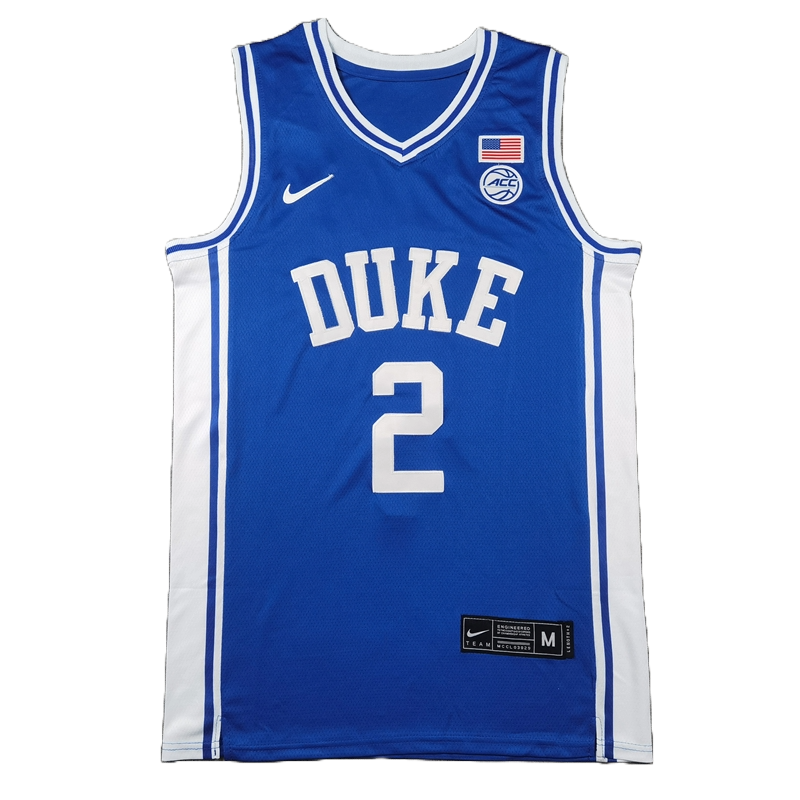 Duke 2 Blue Jersey NBA