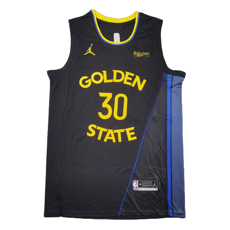 Golden State Warriors 30 Black Declaration Edition Jersey NBA