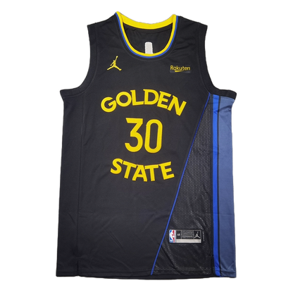 Golden State Warriors 30 Black Declaration Edition Jersey NBA