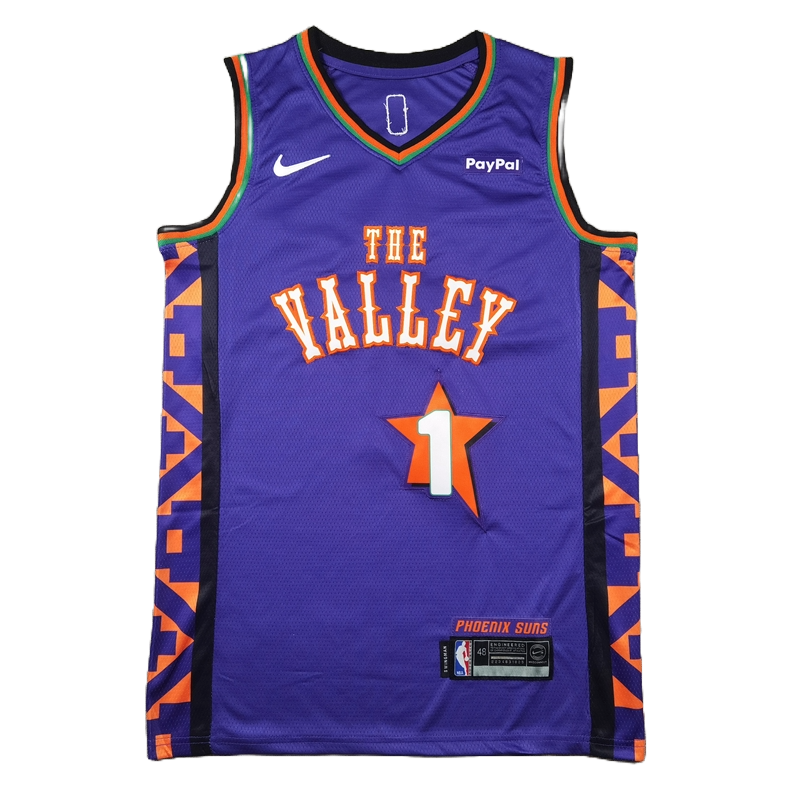 Phoenix Suns 1 Purple City Edition Jersey NBA