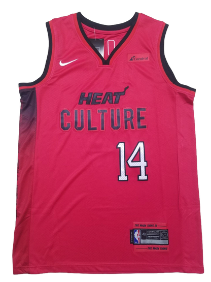 Miami Heat 14 Red City Jersey NBA