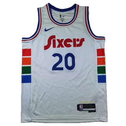 Philadelphia 76ers 20 White City Edition Jersey NBA