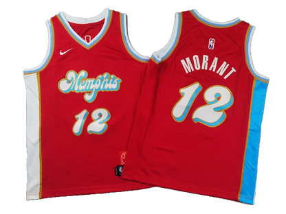 Memphis Grizzlies 12 Red City Edition Jersey NBA