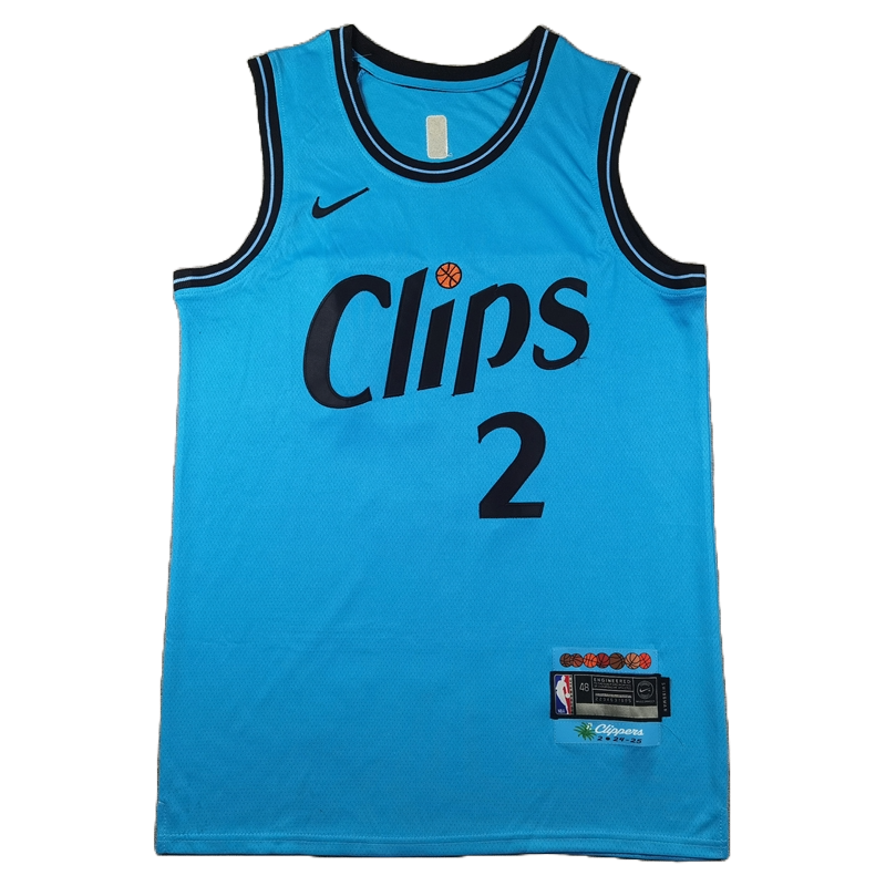 LA Clippers 2 Blue City Edition Jersey NBA