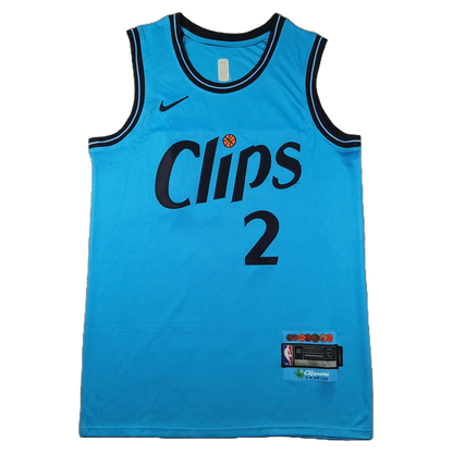 LA Clippers 2 Blue City Edition Jersey NBA