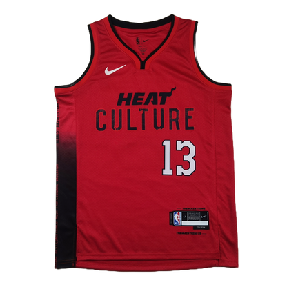 Miami Heat 13 Red City Edition Jersey NBA