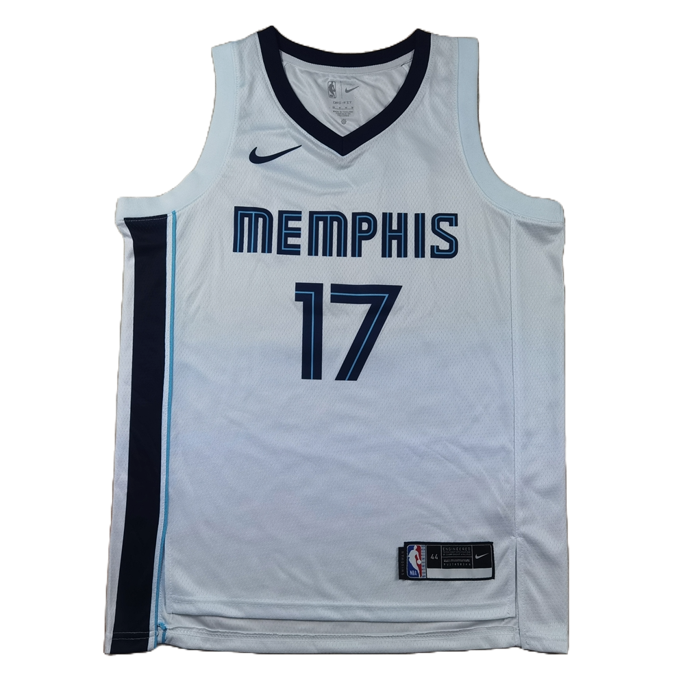 Memphis Grizzlies 17 White Jersey NBA