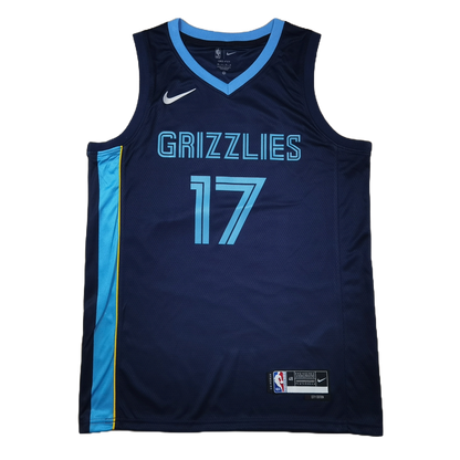 Memphis Grizzlies 17 Dark Blue Jersey NBA