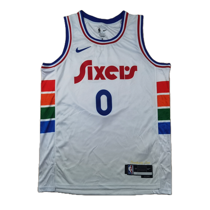 Philadelphia 76ers 0 White City Edition Jersey NBA