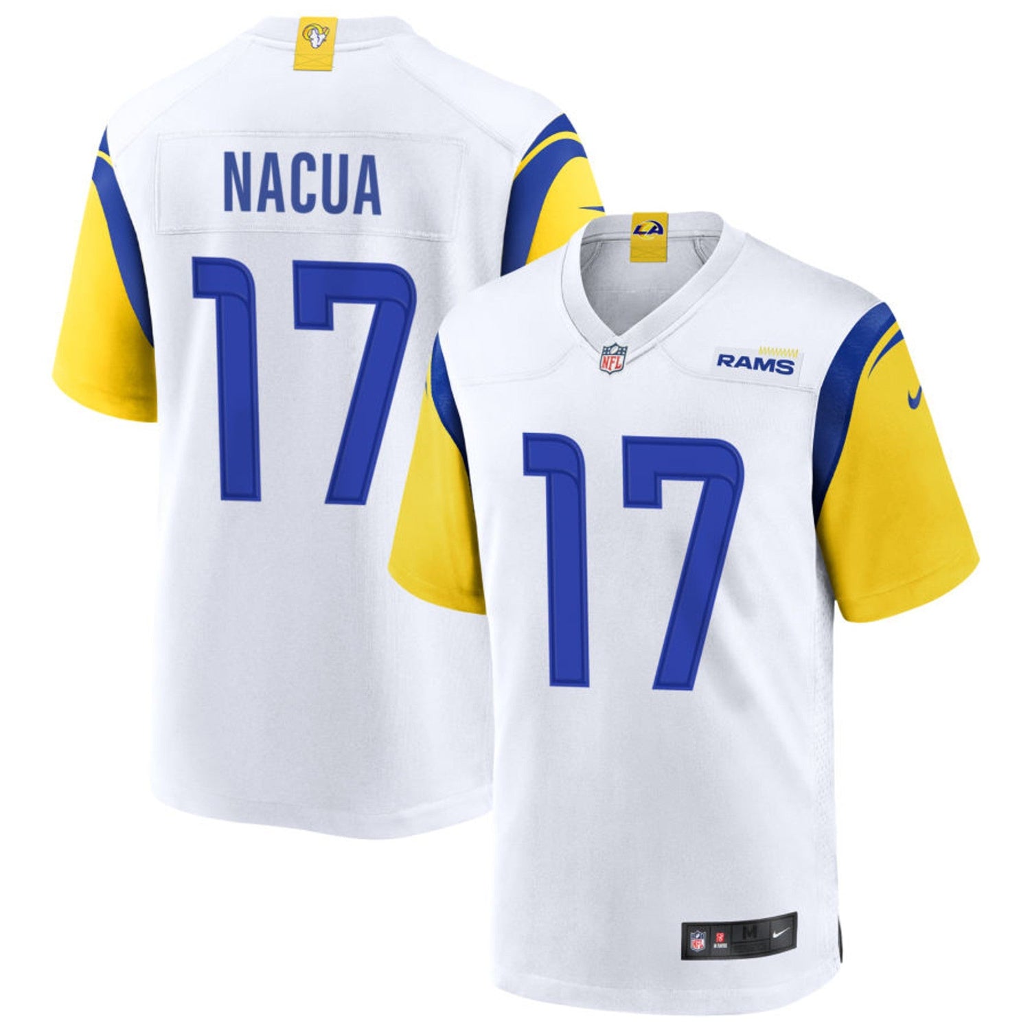 Youth Los Angeles Rams Puka Nacua Nike White Alternate Game Jersey