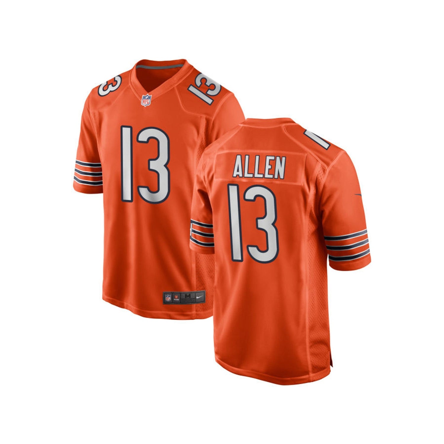 Youth Keenan Allen Chicago Bears Nike Orange Alternate Game Jersey