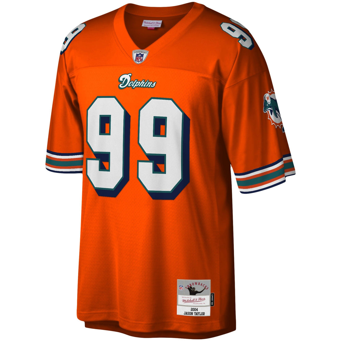 Jason Taylor Miami Dolphins Mitchell &amp; Ness Legacy Alternate Jersey - Orange