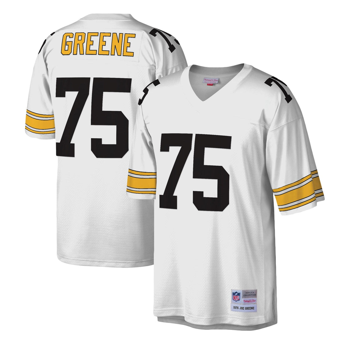 Mens Pittsburgh Steelers Joe Greene Mitchell &amp; Ness White Legacy Jersey