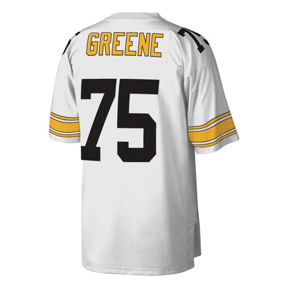 Mens Pittsburgh Steelers Joe Greene Mitchell &amp; Ness White Legacy Jersey