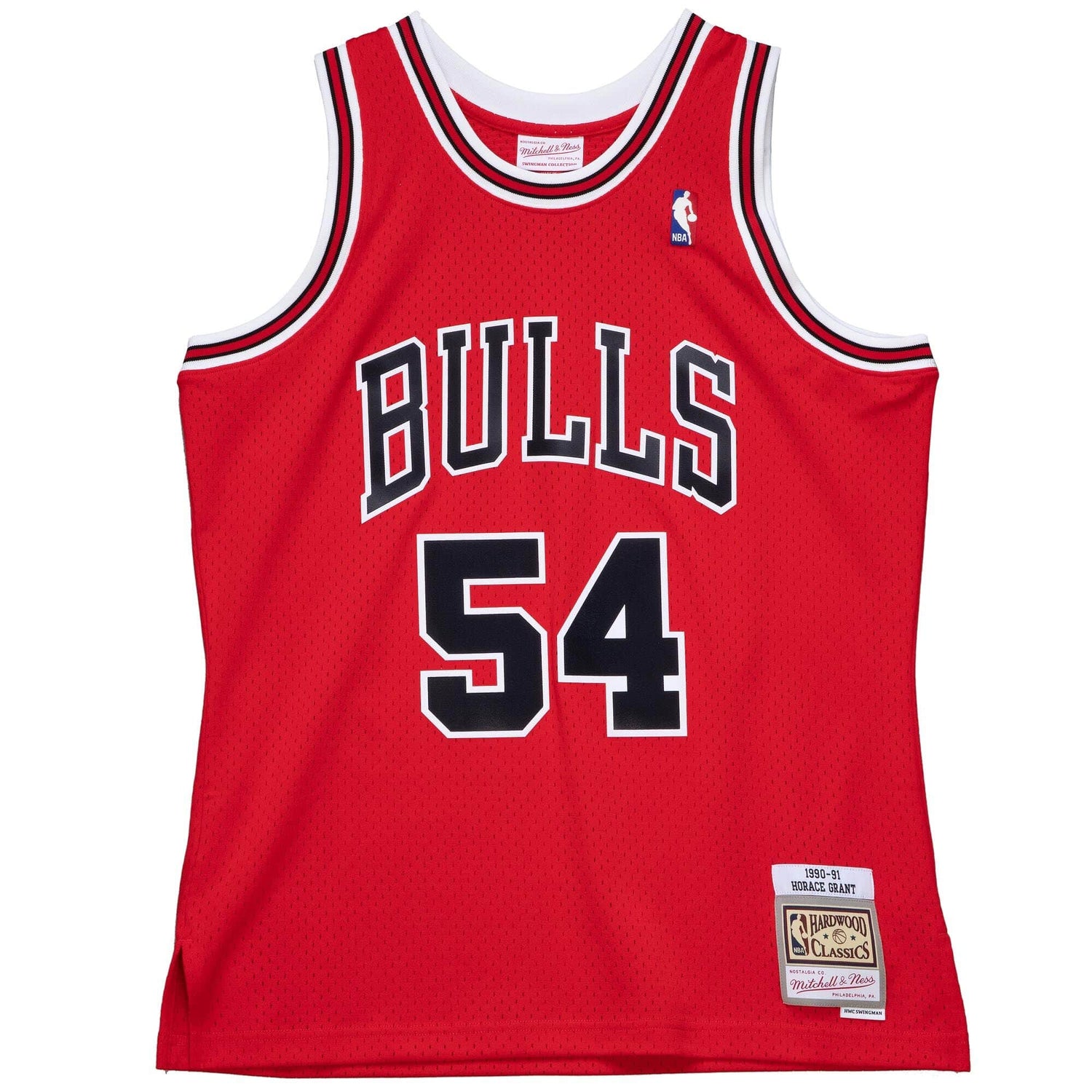 Mens Chicago Bulls Horace Grant Mitchell &amp; Ness Red 1990-91 Hardwood Classics Swingman Jersey