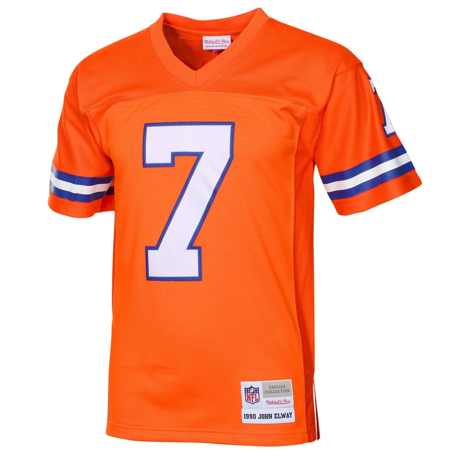 Mens Denver Broncos John Elway Mitchell &amp; Ness Orange 1990 Legacy Jersey