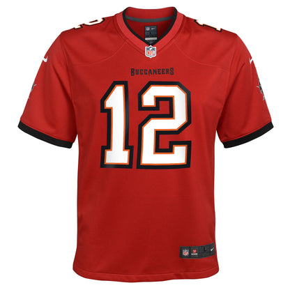 Youth Tampa Bay Buccaneers Tom Brady Nike Red Game Jersey