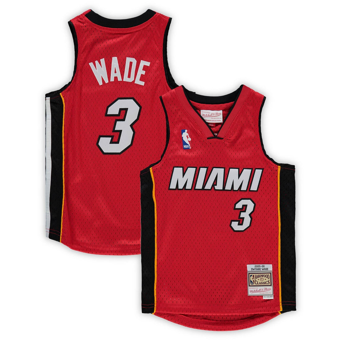 Dwyane Wade Miami Heat Mitchell &amp; Ness Preschool 2005-06 Hardwood Classics Player Jersey - Red