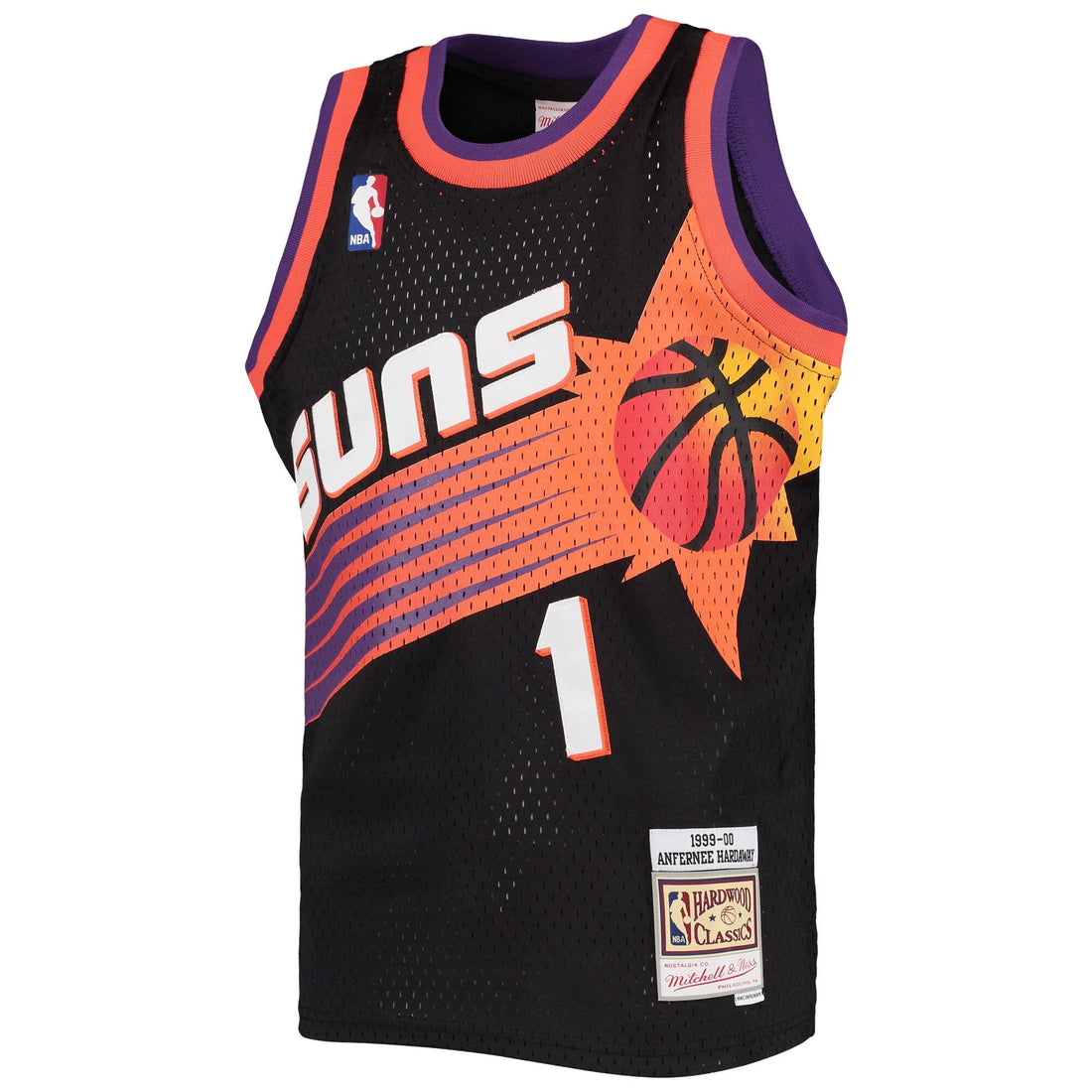 Youth Phoenix Suns Anfernee &quot;Penny&quot; Hardaway Mitchell &amp; Ness Black Hardwood Classics Swingman Jersey