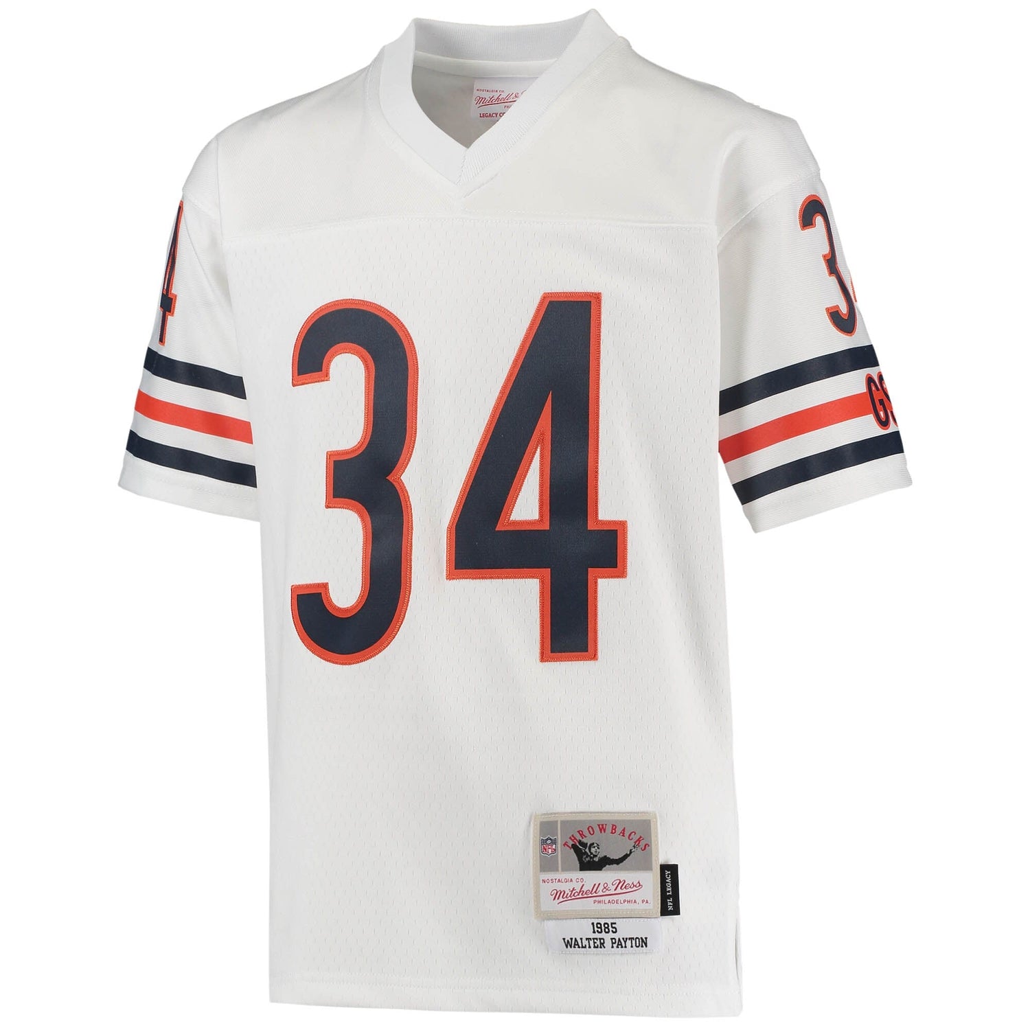 Youth Chicago Bears Walter Payton Mitchell &amp; Ness White 1985 Retired Player Legacy Jersey